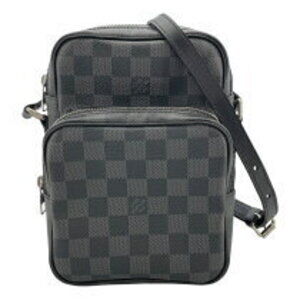 Louis Vuitton Rem Black Damier Graphite Black Shoulder Bag